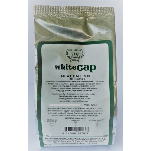 MEATBALL MIX SPICES 500G WHITECAP(TURKISH) MEATBALL MIX SPICES 500G WHITECAP(TURKISH)